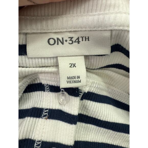 Macy's On 34th St Women's Plus Blouse Top sz 2X NEW #G827 - Picture 6 of 8